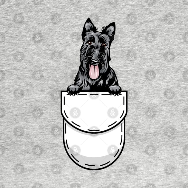 Funny Scottish Terrier Pocket Dog by Pet My Dog